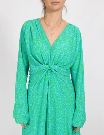 Rochie medie Comma, verde Verde