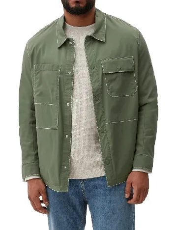 Jacheta s.Oliver Plus Size Men, verde Verde