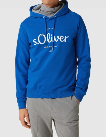 Hanorac s.Oliver Plus Size Men, albastru