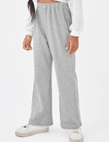 Pantaloni Shein Kids, gri