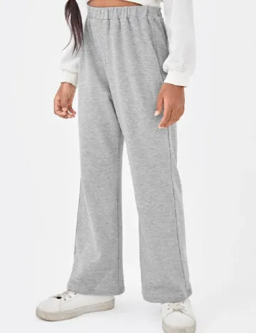 Pantaloni Shein Kids, gri Gri