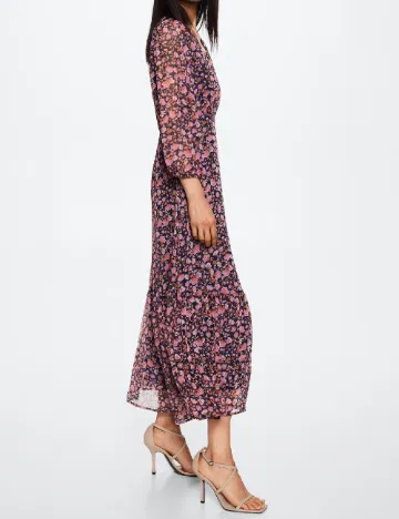 Rochie lunga Mango, floral Floral print