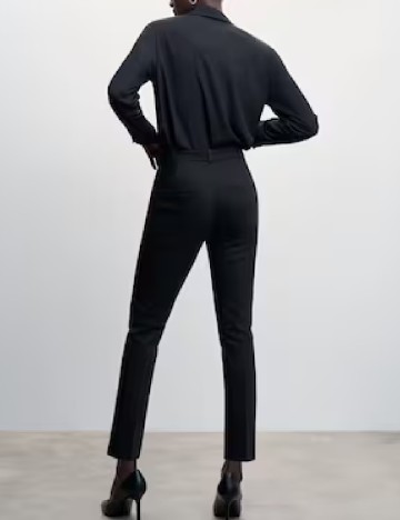 Pantaloni Mango, negru