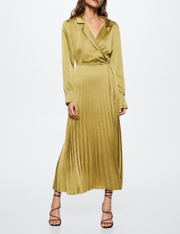 Rochie lunga Mango, verde