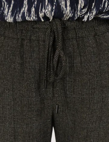 Pantaloni Mango, negru Negru