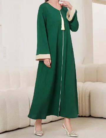 Rochie lunga SHEIN, verde Verde