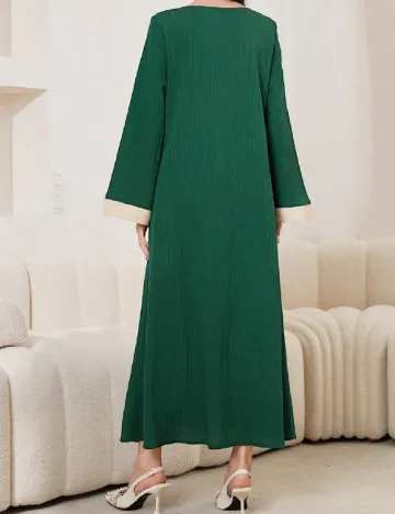 Rochie lunga SHEIN, verde Verde