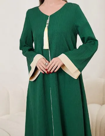 Rochie lunga SHEIN, verde Verde