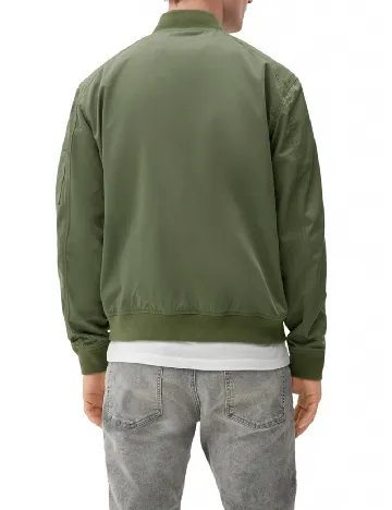 Geaca s.Oliver Plus Size Men, verde Verde