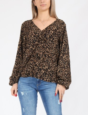 Bluza Jacqueline de Yong, animal print