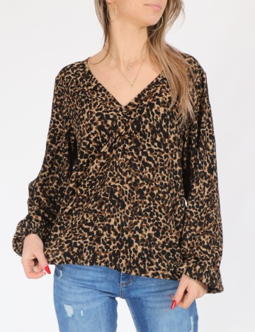 Bluza Jacqueline de Yong, animal print