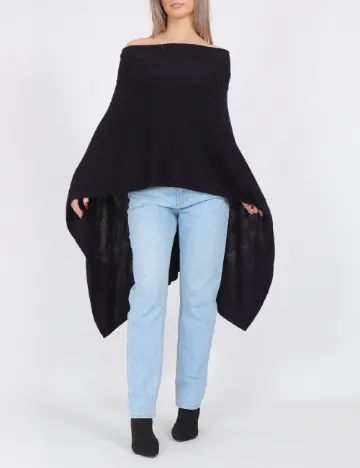 Poncho Comma, bleumarin Albastru