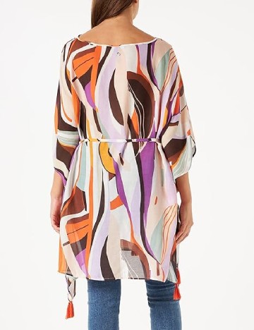 Poncho Comma, mix culori