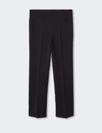 Pantaloni Mango Violeta, negru Negru