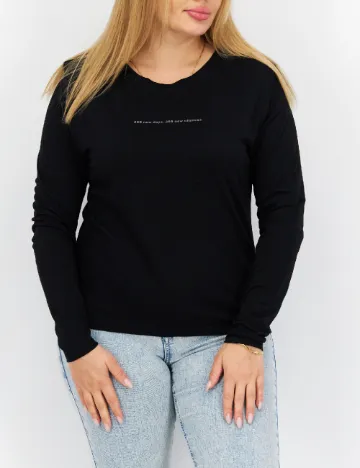 Bluza s.Oliver, negru Negru