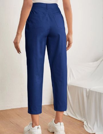 Pantaloni SHEIN, bleumarin