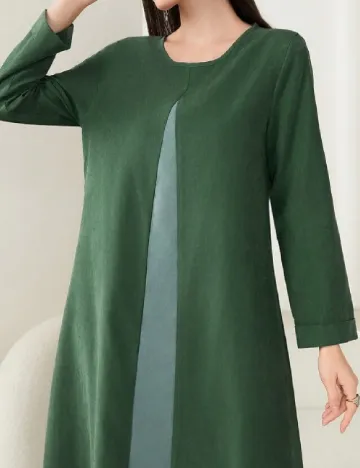 Rochie lunga SHEIN, verde Verde