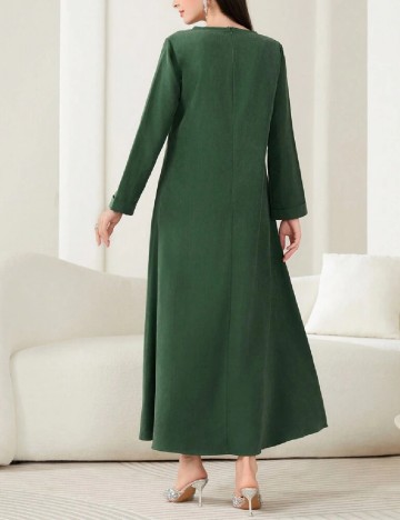 Rochie lunga SHEIN, verde