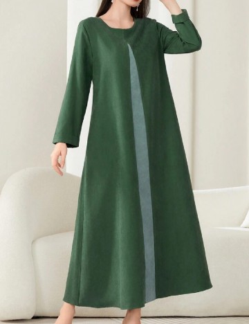 Rochie lunga SHEIN, verde