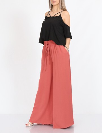 Pantaloni SHEIN, roz pudra