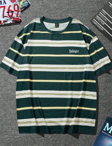Tricou SHEIN Plus Size Men, verde
