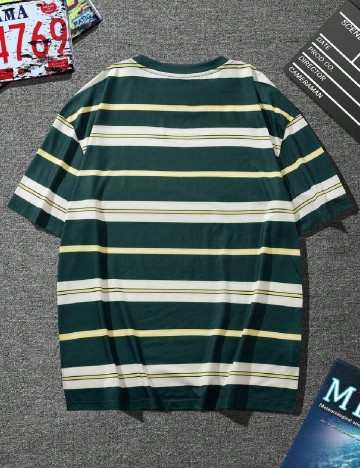Tricou SHEIN Plus Size Men, verde