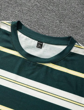 Tricou SHEIN Plus Size Men, verde