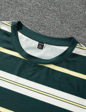 Tricou SHEIN Plus Size Men, verde