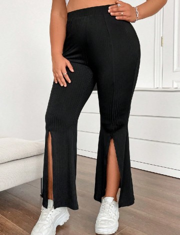 Pantaloni SHEIN CURVE, negru