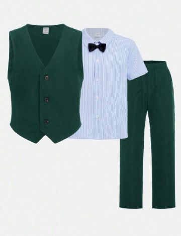 Costum Shein Kids, verde