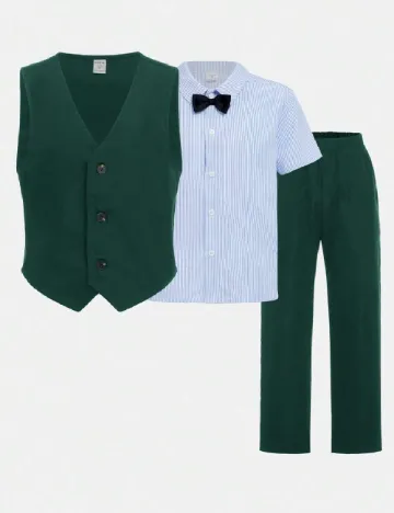 Costum Shein Kids, verde Verde