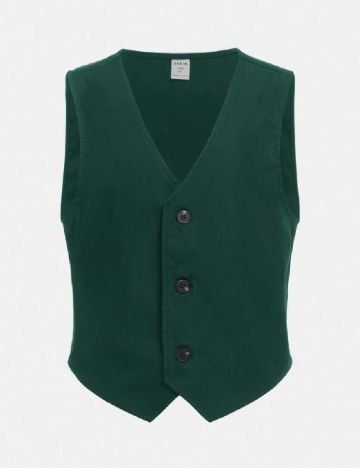 Costum Shein Kids, verde