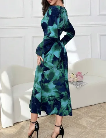 Rochie lunga SHEIN, verde Verde