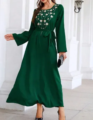 Rochie lunga SHEIN, verde Verde