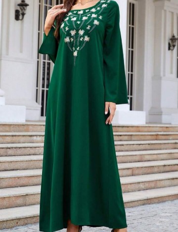 Rochie lunga SHEIN, verde