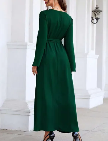 Rochie lunga SHEIN, verde Verde