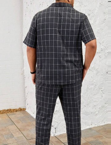 Compleu SHEIN Plus Size Men, gri