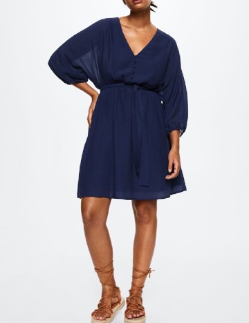 Rochie scurta Mango, bleumarin