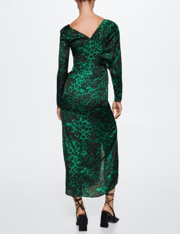 Rochie medie Mango, verde