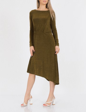 Rochie medie Mango, verde