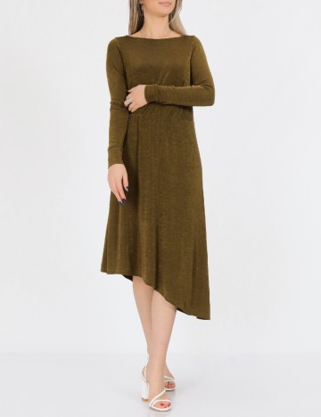 Rochie medie Mango, verde