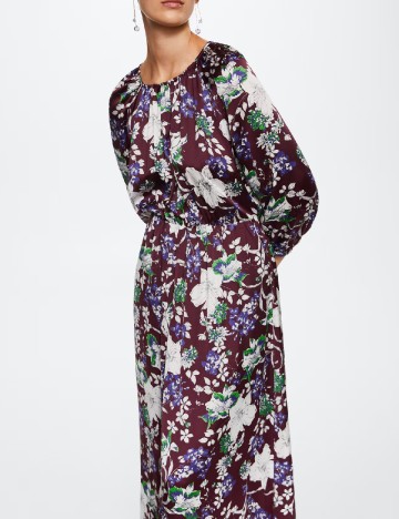 Rochie lunga Mango, floral print