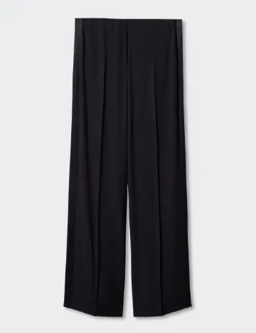 Pantaloni Mango, negru Negru