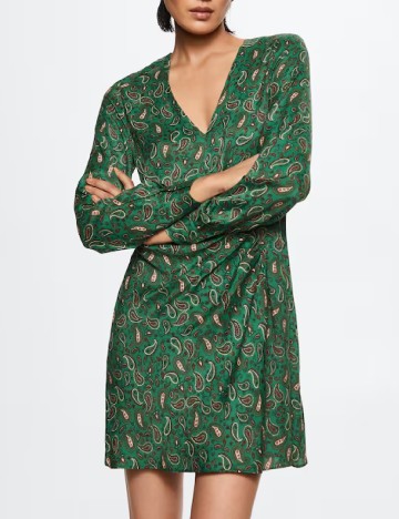 Rochie scurta Mango, verde