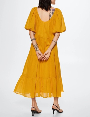 Rochie lunga Mango, galben