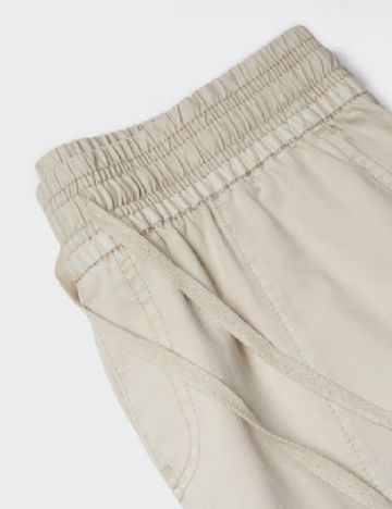 Pantaloni Mango, crem