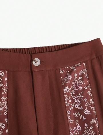 Pantaloni SHEIN, maro