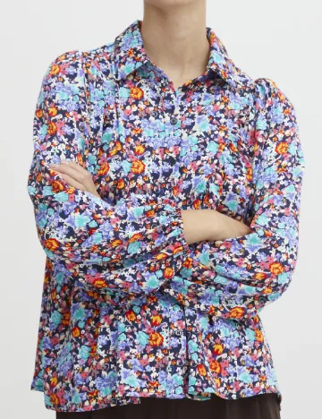 Camasa Ichi, floral Floral print