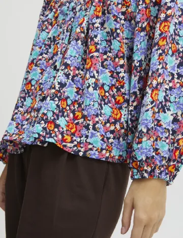 Camasa Ichi, floral Floral print