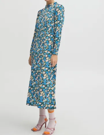 Rochie medie Ichi, floral Floral print